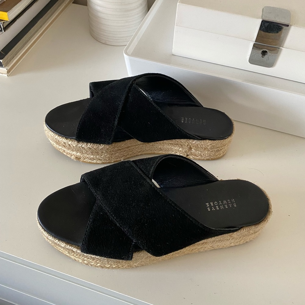 Black Espadrille Sandals
